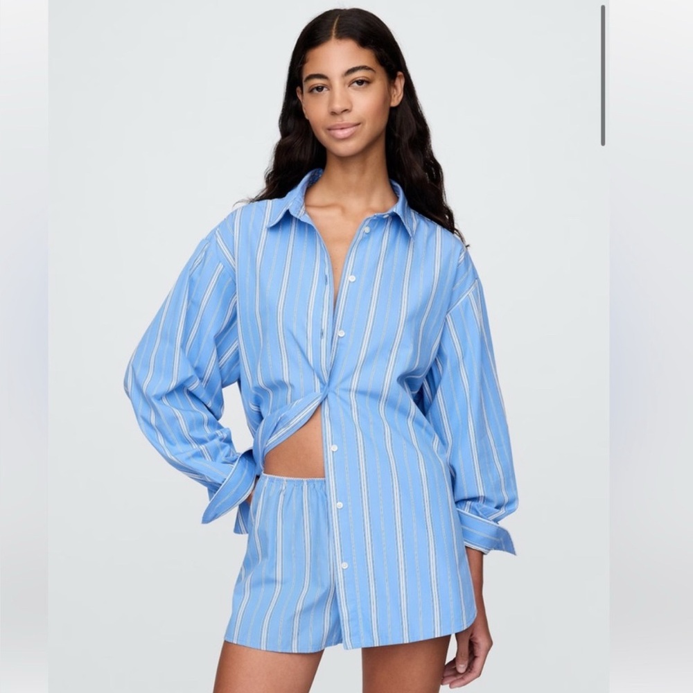 Top/Shorts Set Gap x Doen 2025 Cotton Poplin